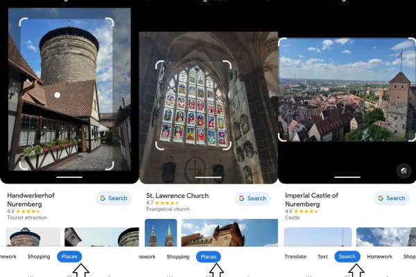 Google lens places example image Google lens places example image