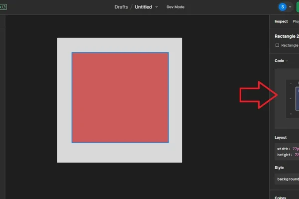 Figma dev mode code 4 figma inspect