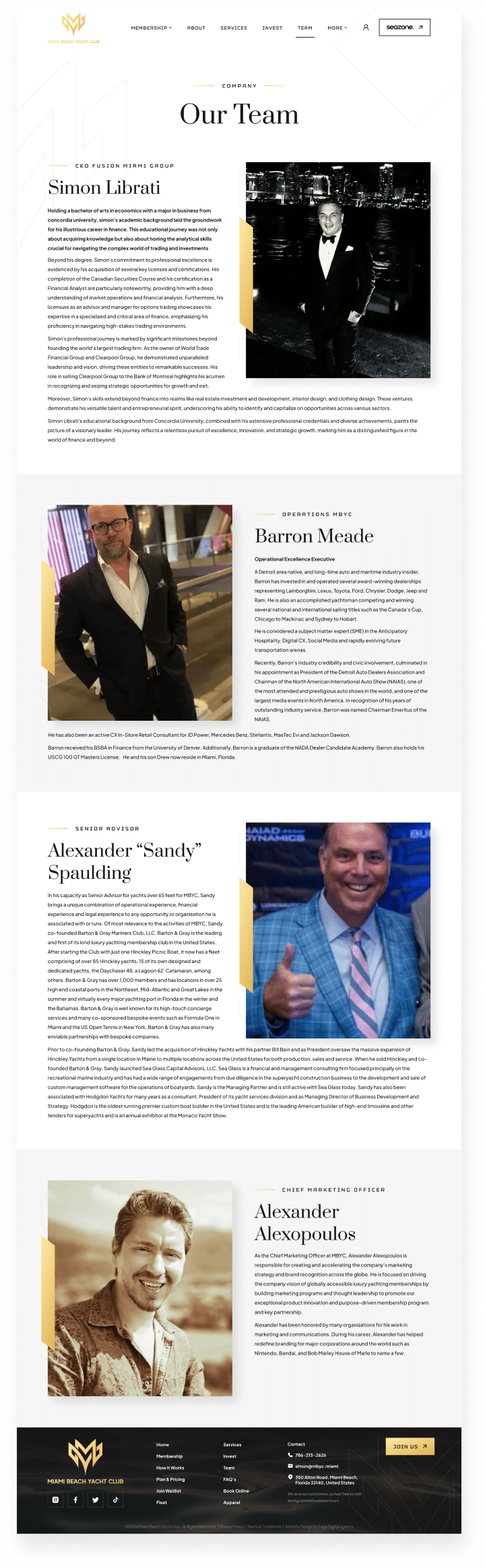 06.Our Team Screen